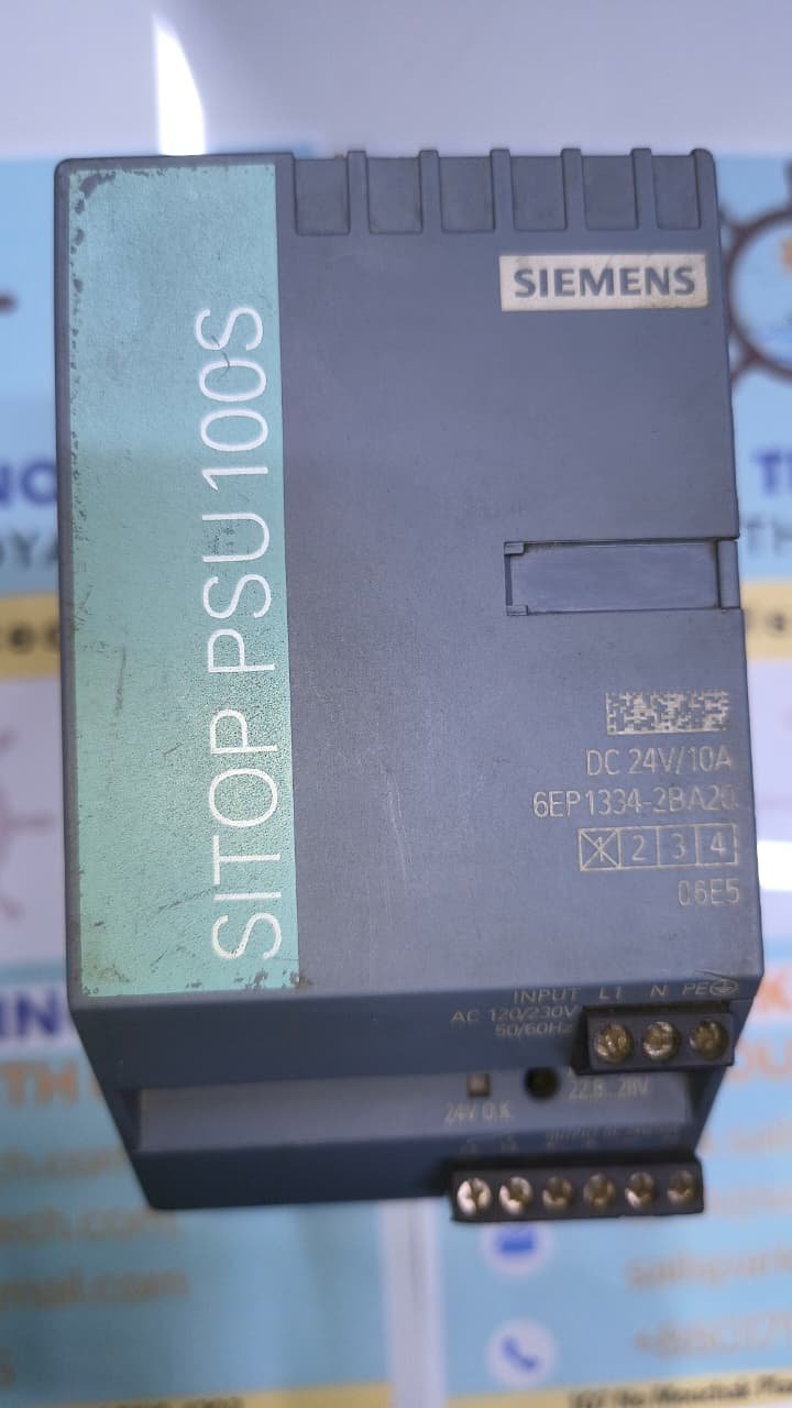 Siemens SITOP PSU100S 24V/10A Power Supply 6EP1334-2BA20